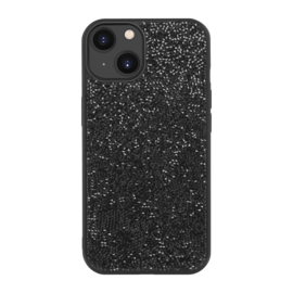 Coque Bling Strass pour Apple iPhone 14, Minuit Noir