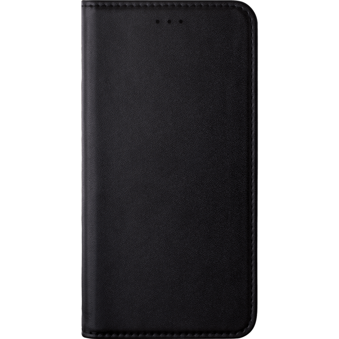 Coque clapet folio avec fente pour cartes & support pour Huawei Honor 7X, Noir
