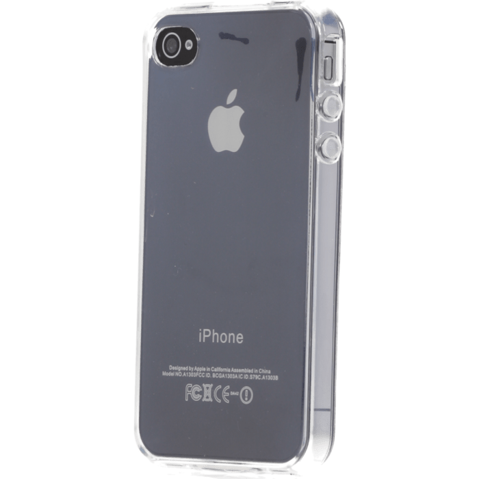 Coque pour Apple iPhone 4/4S, silicone Transparent