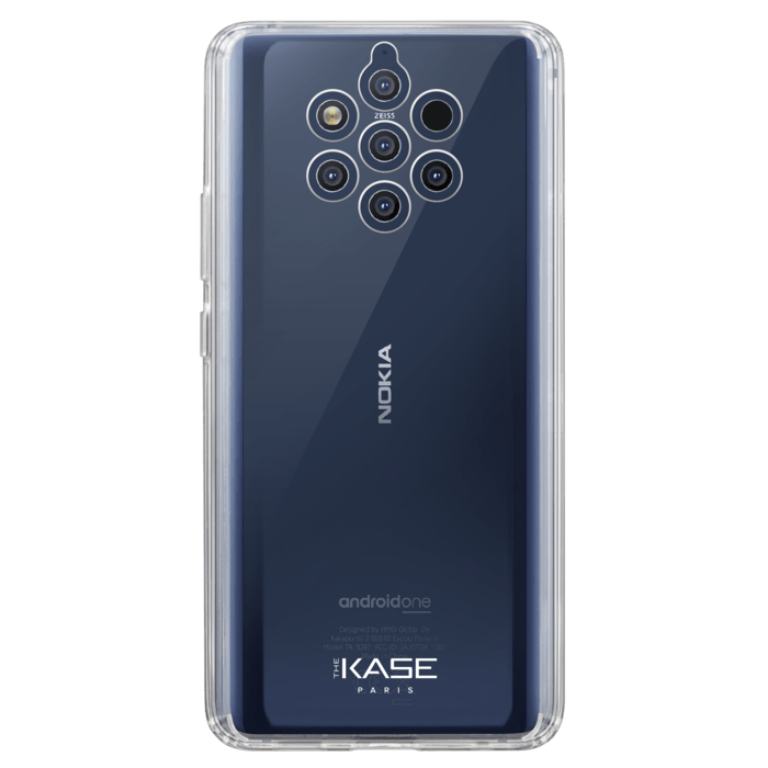 Coque hybride invisible pour Nokia 9 PureView, Transparent