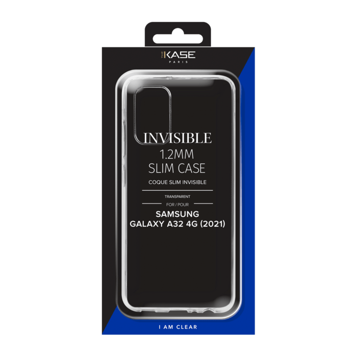 Coque Slim Invisible pour Samsung Galaxy A32 4G 2021 1.2mm, Transparente
