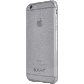 Coque en silicone pailletée slim pour Apple iPhone 6/6s 0,9mm, Noir transparent