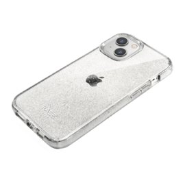Invisible Sparkling Hybrid Case for Apple iPhone 13 mini, Transparent