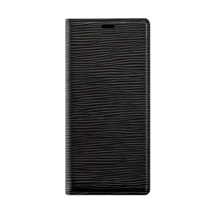 Diarycase 2.0 Coque clapet en cuir véritable avec support aimanté pour Samsung Galaxy S20, Minuit Noir