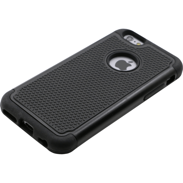 Rugged Coque Anti-choc pour Apple iPhone 6/6s, Noir