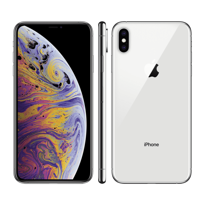 iPhone XS Max reconditionné 64 Go, Argent, SANS FACE ID, débloqué