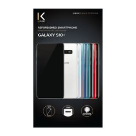 refurbished Galaxy S10+ 128 Gb, Noir Prisme, unlocked