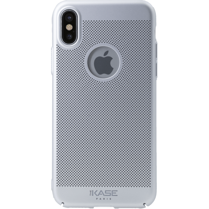 Coque Mesh pour Apple iPhone X, Argent