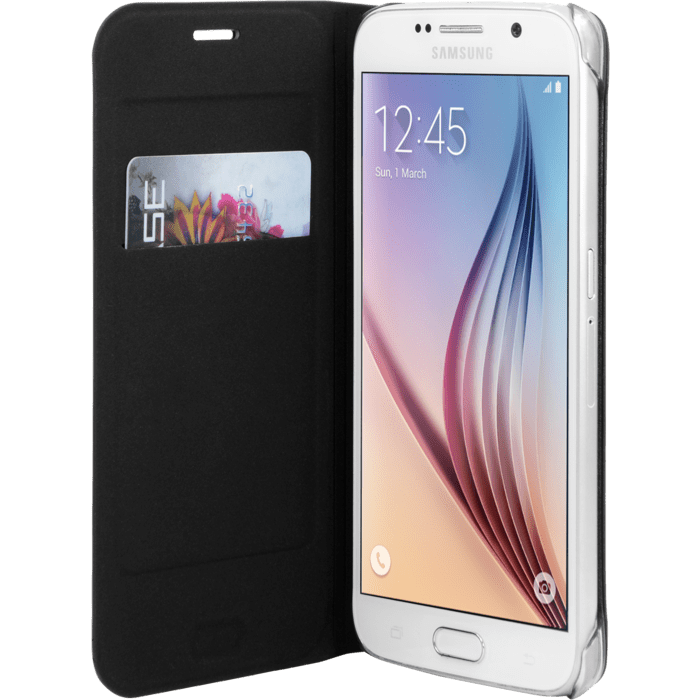 Etui &agrave; clapet pour Samsung Galaxy S7, Noir