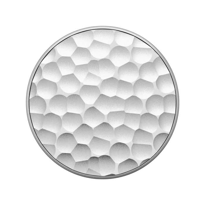 PopSockets PopGrip, M&eacute;tal Argent Martel&eacute;