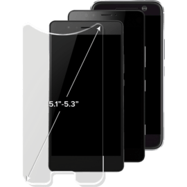 Protection d&rsquo;&eacute;cran premium en verre tremp&eacute; universel (5.1-5.3 pouces)