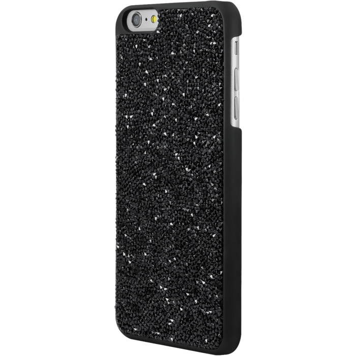 Coque Bling Strass pour Apple iPhone 6 Plus/6s Plus, Minuit Noir