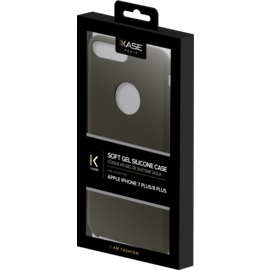 Coque en gel de silicone doux pour Apple iPhone 7plus/8plus, Vert olive fonc&eacute;