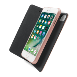 Case 2-in-1 Magnetic Slim Wallet & Case for Apple iPhone 6 Plus/6s Plus/7 Plus/8 Plus, Rose Gold