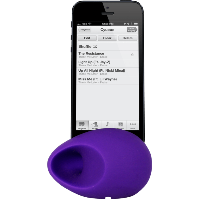 Oeuf Amplificateur de son pour Apple iPhone 5/5s/5C/SE, Violet