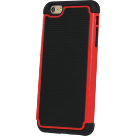 Rugged Coque Anti-choc pour Apple iPhone 6 Plus/6s Plus, Rouge