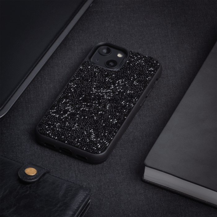 Coque IPhone 13 Mini Little Boutik - Protection élégante Noir - Modèle 5,4 Pouces