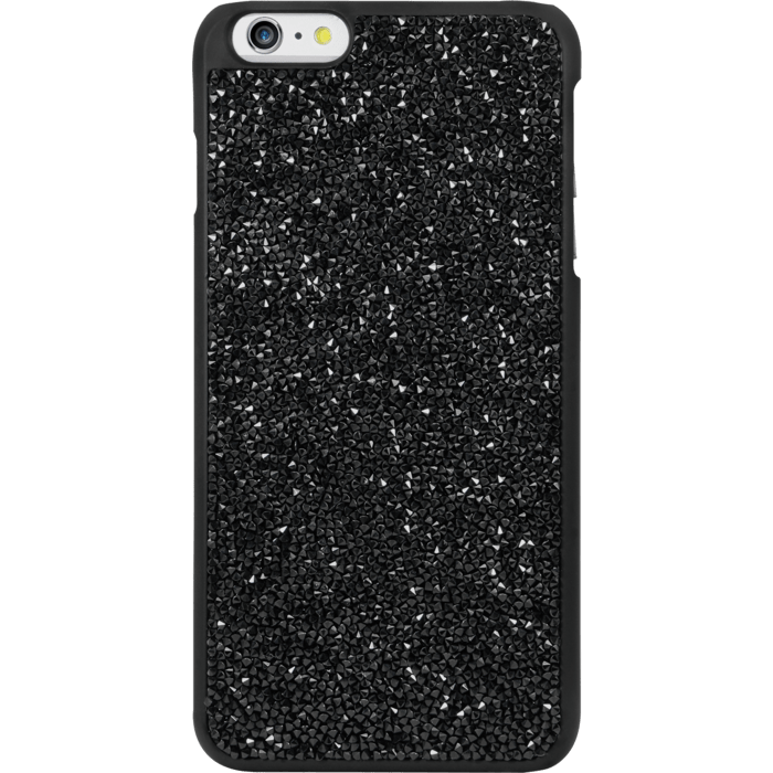 Coque Bling Strass pour Apple iPhone 6 Plus/6s Plus, Minuit Noir