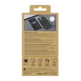 Etui & Coque robuste magn&eacute;tique 2-en-1 pour Apple iPhone 16 Pro Max, Noir Onyx