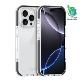 Coque Sport mesh pour 60% de plastique recycl&eacute; Apple iPhone 16 Pro Max, Noir