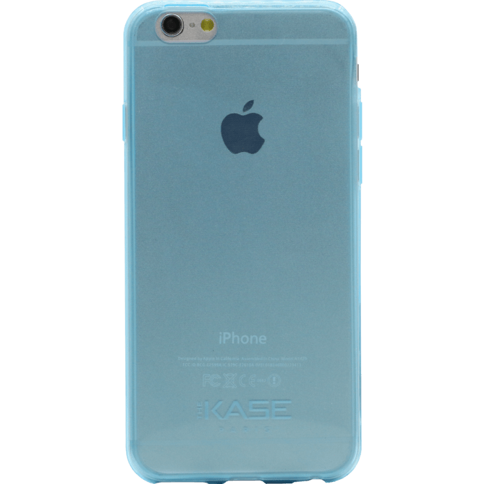 Coque ultra slim invisible pour Apple iPhone 6/6s 0,6mm, Transparent Bleu