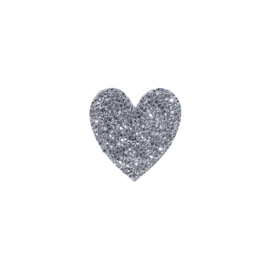 Case Swarovski&reg; Ultra Fine Rock Crystal Sticker, Sparkling Silver Heart