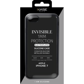 Étui galvanisé invisible pour Apple iPhone 7/8 / SE 2020, noir