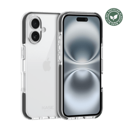 Coque Sport mesh pour 60% de plastique recycl&eacute; Apple iPhone 16, Noir