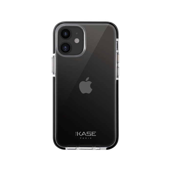 Coque Sport mesh pour Apple iPhone 12 mini, Noir de jais