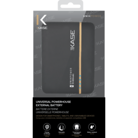 Batterie ExternePowerHouse Universelle, 10400 mAh, Noir