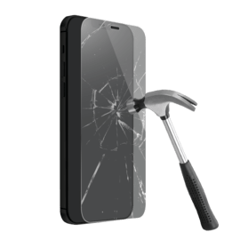 Protection d'&eacute;cran premium en verre tremp&eacute; pour Apple iPhone 12 Pro Max, Transparent