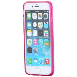 Custodia trasparente slim case per Apple Iphone 6/6s, rosa