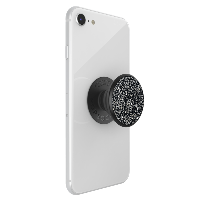 PopSockets PopGrip, Cristal Noir de Jais Swarovski
