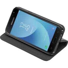 Étui et Coque slim magnétique 2-en-1 pour Samsung Galaxy Galaxy J7 (2017), Noir (v. EU/Asie - J730F/DS & J730FM/DS)