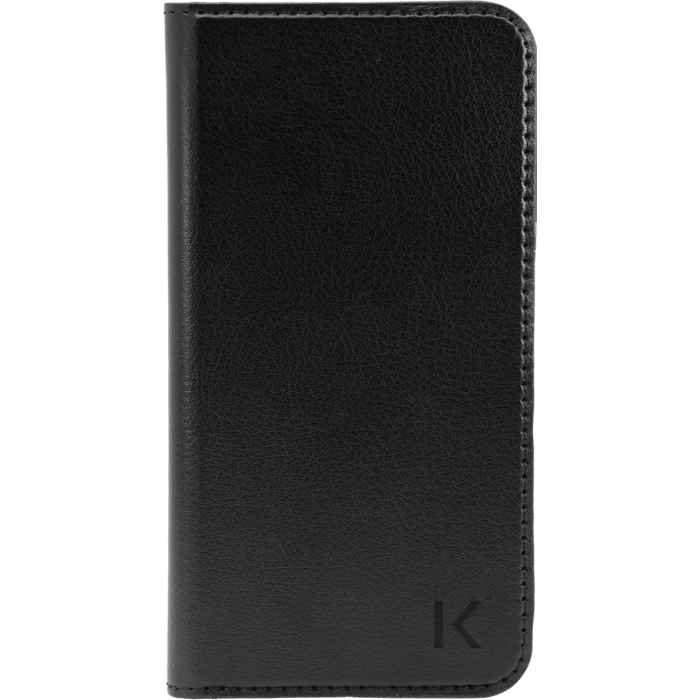 Coque clapet avec pochettes CB & stand pour Samsung Galaxy S5, Noir
