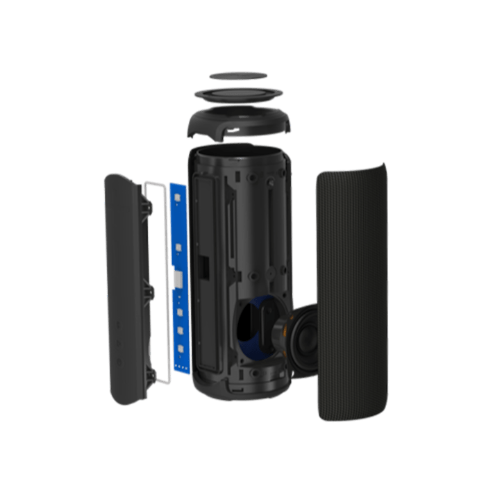 Enceinte &eacute;tanche portable Bluetooth Sonik Surge Ultra (IPX7), Noir de jais