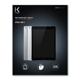 iPad Air Wifi+4G reconditionn&eacute; 128 Go, Argent