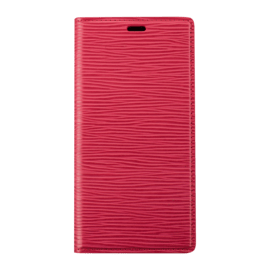 Diarycase 2.0 Coque clapet en cuir v&eacute;ritable avec support aimant&eacute; pour Apple iPhone 13 Pro Max, Rouge Bordeaux