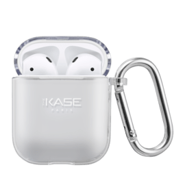 Invisible Crystal clear case for Apple AirPods compatible with wireless charging, Transparent