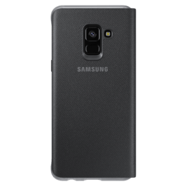 Case Flip Neon Black for Samsung A8