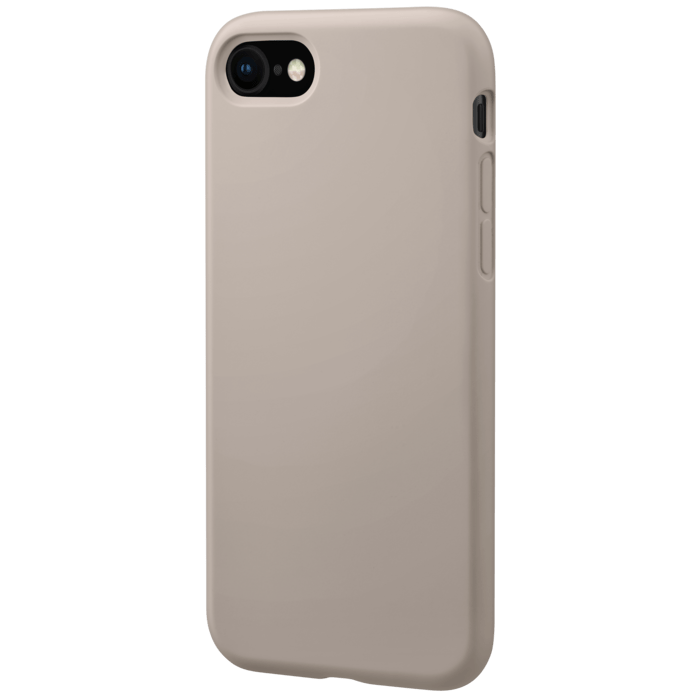 Coque antichoc en gel de silicone doux pour Apple iPhone 7/8/SE 2020/SE 2022, Galet Gris