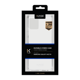 Coque hybride invisible pour Samsung Galaxy A42 5G, Transparente