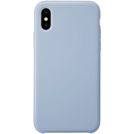 Coque en gel de silicone doux pour Apple iPhone X/XS, Lilas Bleu