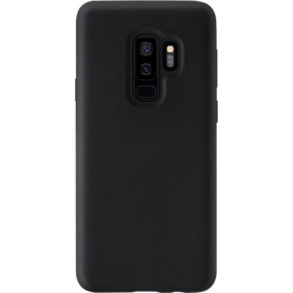 Coque en Gel de Silicone Doux pour Samsung Galaxy S9, Noir satin