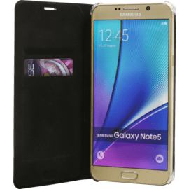 Etui à clapet pour Samsung Galaxy Note 5, Noir