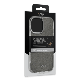 Coque hybride &eacute;tincelante invisible GEN 2.0 pour Apple iPhone 14 Pro Max, Transparente