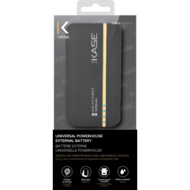 PowerHouse Universelle batterie externe, 5200 mAh, Noir