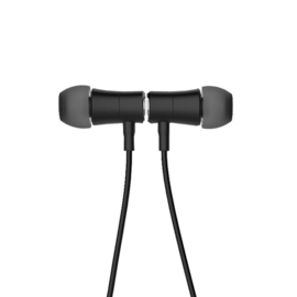 Écouteurs intra-auriculaires magnétique sans fil à isolation phonique, Noir satin