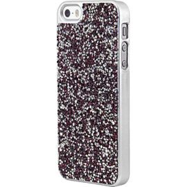 Case Rhinestone Bling case for Apple iPhone 5/5s/SE, Pink Flambe & Silver