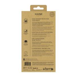 Coque hybride invisible fabriqué avec 83% de plastique recyclé pour Samsung Galaxy S25+ 5G, Transparente